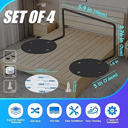 Laowu mattress gripper bracket keeping mattress from sliding