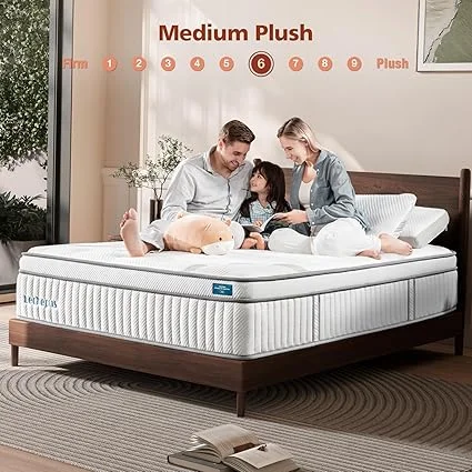 Unboxed California King size mattress from Lechepussleep ready for setup