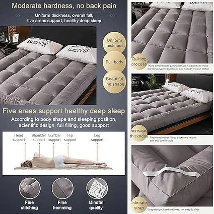 LeosHi Japanese futon mattress perfect for portable travel use