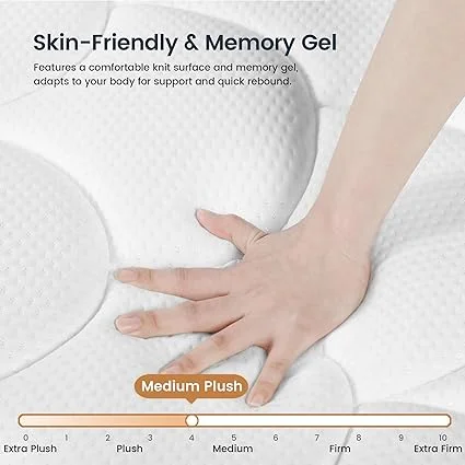 Queen size bed in a box mattress ready for easy delivery
