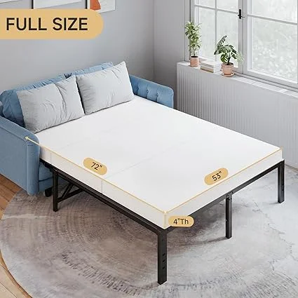 Memory foam mattress replacement for pull out couches by LILYPELLE