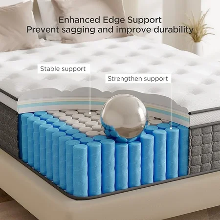 Luxysea mattress with motion isolation and CertiPUR-US certification