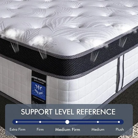 Close-up of the breathable memory foam surface on the Marine Moon twin mattress