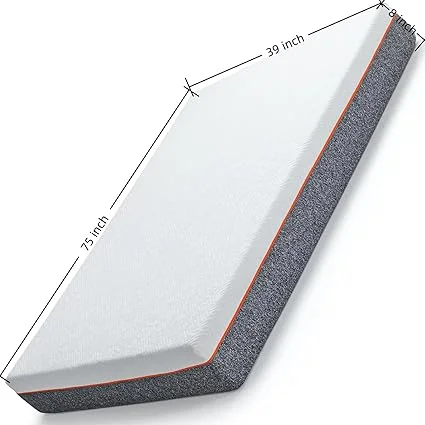 Fiberglass-free breathable twin bed mattress from Marsail