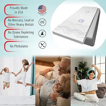 Matini custom mattress with foam pad and removable cover