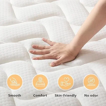Moccona hybrid mattress combining memory foam and springs for comfort