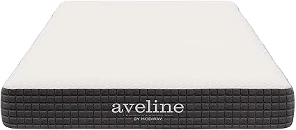 6-inch thick Modway Aveline memory foam mattress for comfortable sleep
