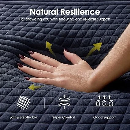 Supportive mattress designed for back pain relief and comfort