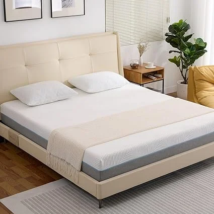 MUUEGM 12-inch gel memory foam queen mattress in a box
