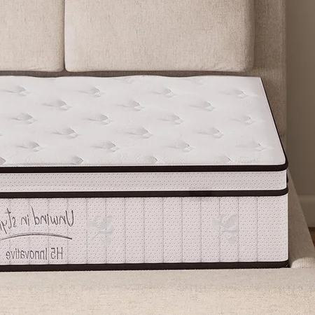 MWrouqfur hybrid mattress in a box with memory foam and springs