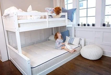 Pure Eco Organic Kids Twin Mattress by My Green Mattress, showcasing eco-friendly design