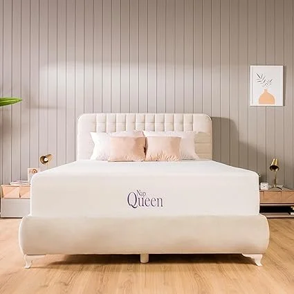 NapQueen King size cooling gel memory foam mattress with breathable cover