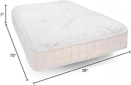 Organic mattress by Naturepedic designed for children's bedroom safety