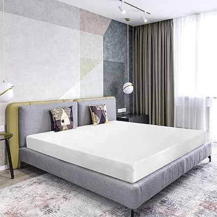 NChanmar queen gel memory foam mattress with pressure relieving design