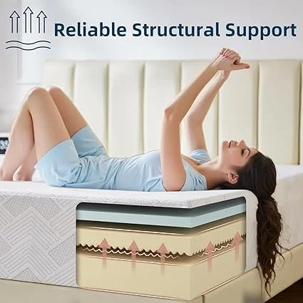 CertiPUR-US certified and fiberglass-free Nelaukoko queen mattress