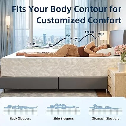 Medium-firm Nelaukoko mattress providing pressure relief and cooling comfort