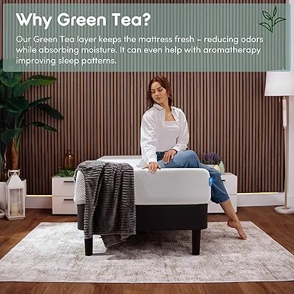 CertiPur-US certified twin mattress in a bed in a box