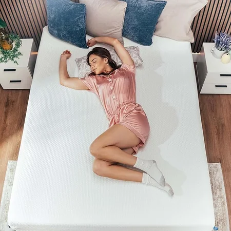 Fiberglass-free full size mattress in a box from Nestl for safe, easy setup