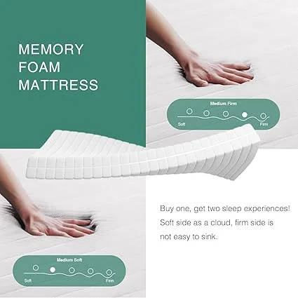 Novilla queen mattress showing premium foam construction layers