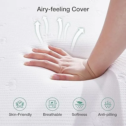 Novilla CertiPUR-US certified mattress safely packaged in a box