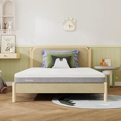 Novilla 8-inch gel memory foam mattress providing pressure relief and support