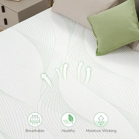 Novilla gel memory foam mattress showing comfortable sleep surface