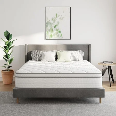 Novilla 10-inch hybrid king mattress with pocket springs for support