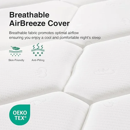 Medium support hybrid sleep system by Novilla
