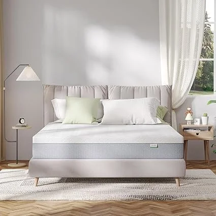 Novilla queen size memory foam mattress with cooling gel foam layer