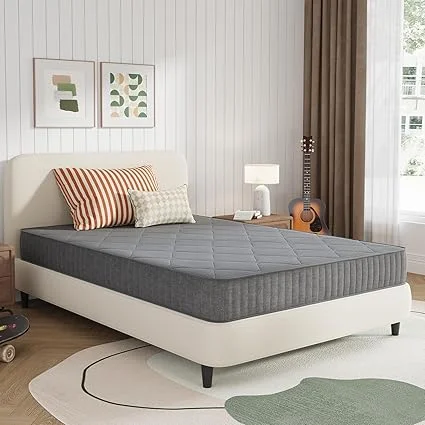 U.S. standard queen mattress dimensions, easy box delivery and setup