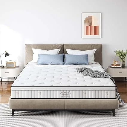 10 inch medium firm mattress providing back and lumbar support