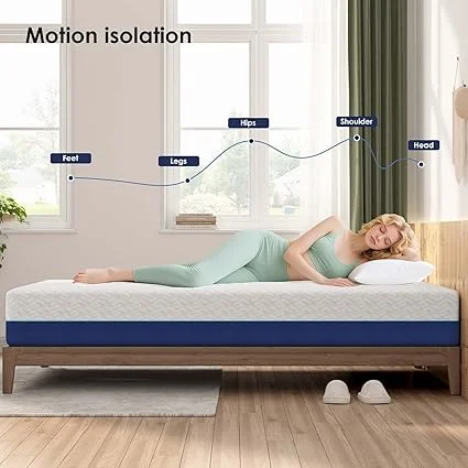 Breathable mattress for cooler sleep and support