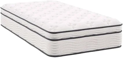 Oakestry Jenna 10-inch twin hybrid mattress with memory foam and pocket coils for pressure relief and cooling sleep support