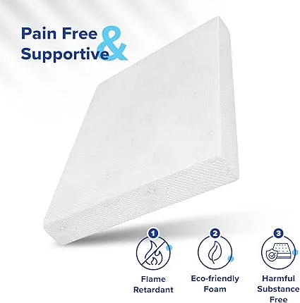 CertiPUR-US certified gel-infused Olee Sleep twin mattress
