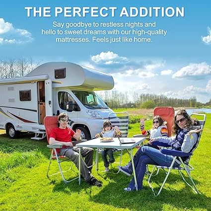 Fiberglass free medium firm camper mattress by Opoiar