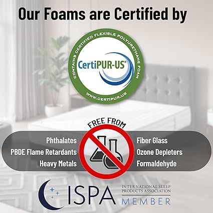 Fiberglass-free Ottomanson mattress for safe and healthy sleep environment