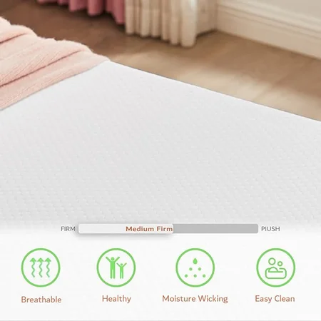 Medium firm OUUI mattress with CertiPUR-US certification