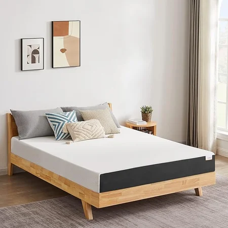 OUUI queen size gel memory foam mattress with breathable cover