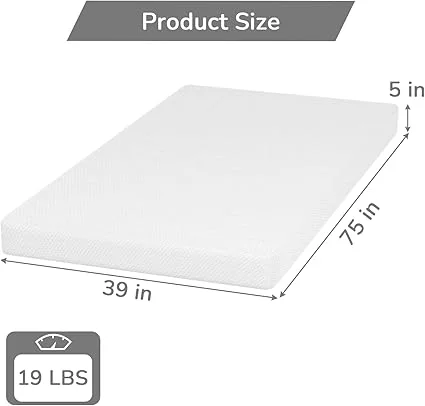Easy setup of PayLessHere bed-in-a-box twin mattress