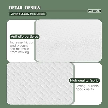 Mattress with removable cover and pressure-relieving foam layers
