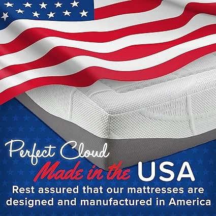 Elegant mattress made in the USA with premium materials