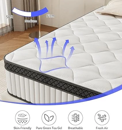 Gel-infused memory foam layer for cooling comfort and support
