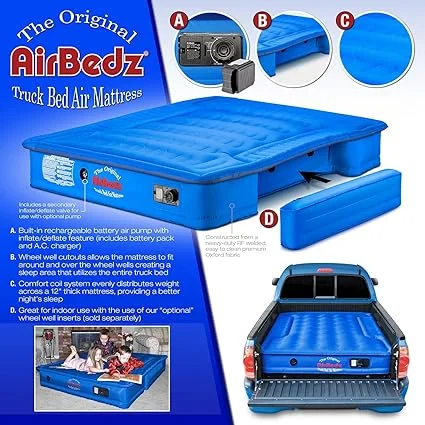 Pittman Outdoors PPI 104 AirBedz setup and installation in truck bed