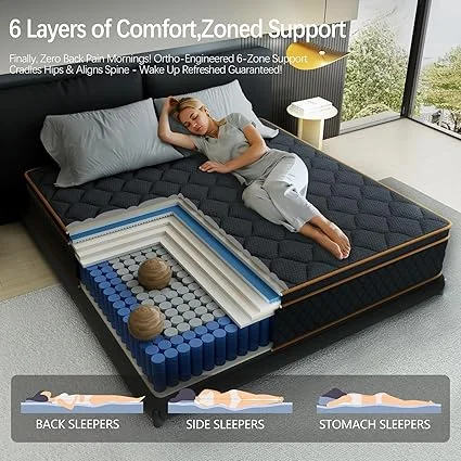Unboxing the Pixafog gel memory foam hybrid mattress