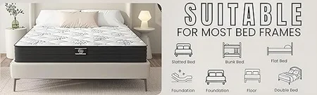 Pleasure Bedding Resona mattress compressed in bed-in-a-box for easy delivery