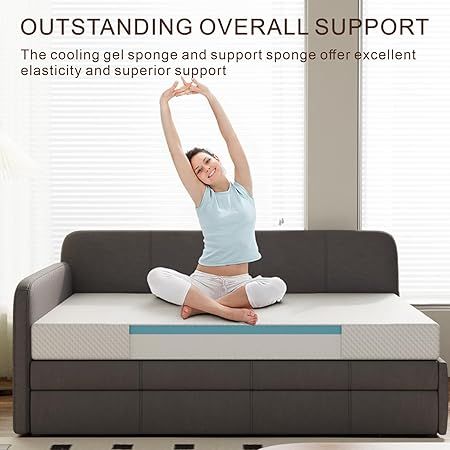 Fiberglass-free and CertiPUR-US certified twin mattress