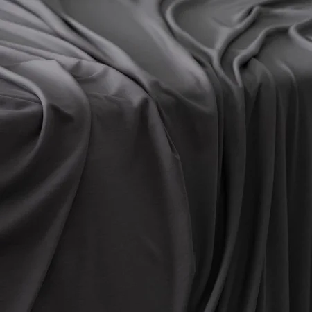 Complete Purple mattress and bed sheets set for kid's room
