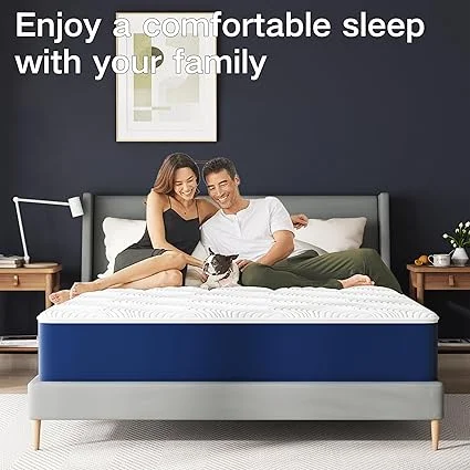 12 inch thick queen bed mattress with supportive foam layers