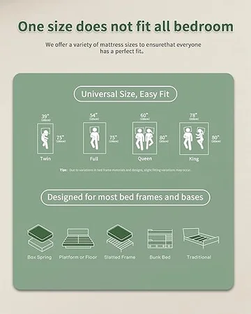 Puzdaz full bed mattress offering medium firm support for restful sleep