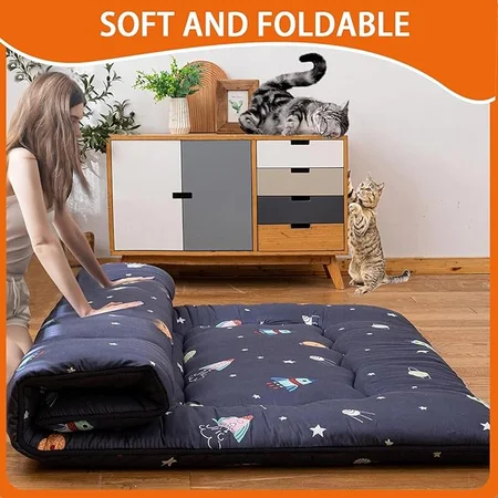 QQP tatami floor mat bed unfolded as sleeping pad